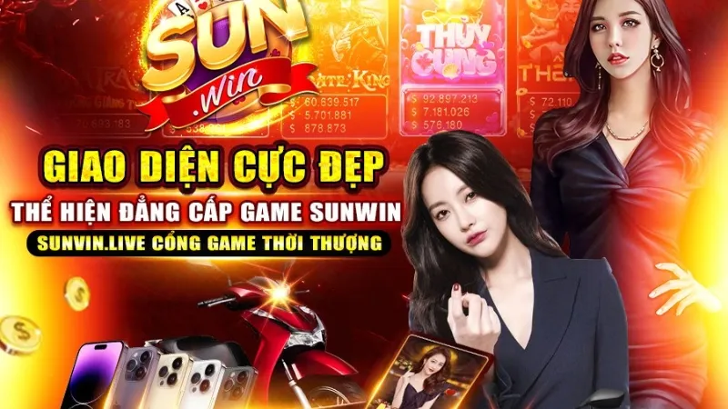 Giao diện Sunwin đơn giản, đẹp mắt